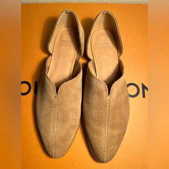 Frye Tan Suede Loafers size 6.5 - πππππ - Picture 1 of 6